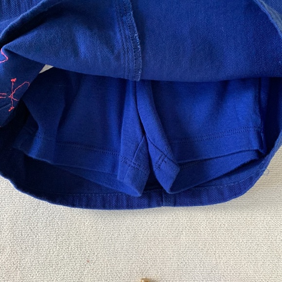 GYMBOREE NWT-GIRLS NAUTICAL SET sailboat top & anchor Skort neon pink/royal blue - Picture 13 of 13